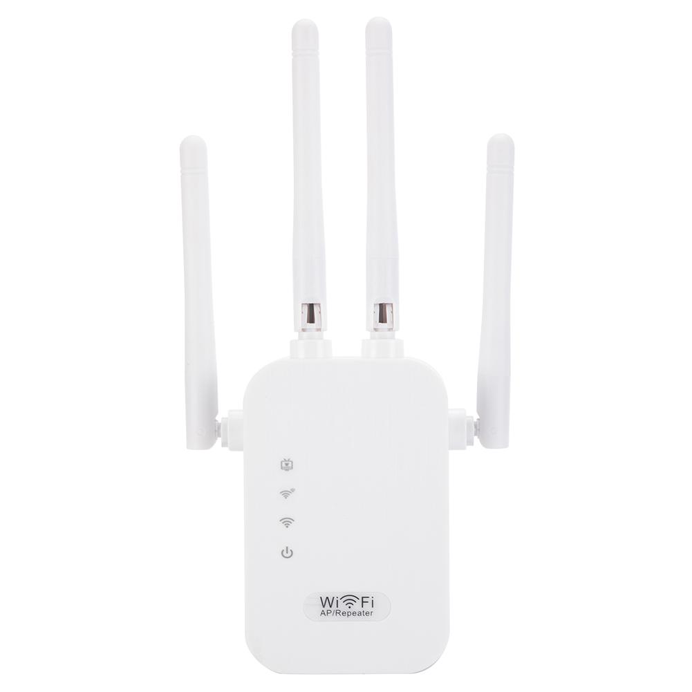 Беспроводной WiFi-повторитель 1200 Мбит/с с портом WAN/LAN, двухдиапазонный 2,4 ГГц/5 ГГц, расширитель WiFi с 4 антеннами, усилитель Wi-Fi сигнала для дома