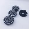 QCYZR1 4PCS 60mm For Alfa Romeo Black caps 030 Stelvio Sportiva GT 159 166 147 156 Mito Metal Emblem Auto Hub caps Decoration Styling