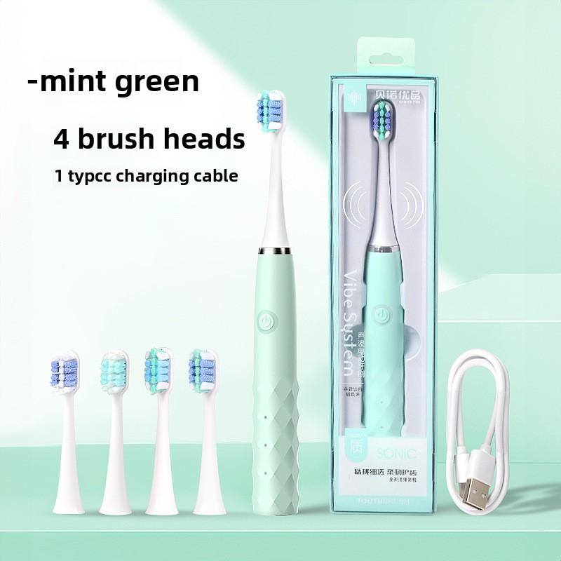 Электрическая зубная щетка Sonic для взрослых и пар, умная зарядка, электрическая зубная щетка Sonic Soft Hair