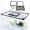 Replacement Magnetic Fish Tanks Guard Net Prevents Jumping Includes Sturdy Mounting Holders