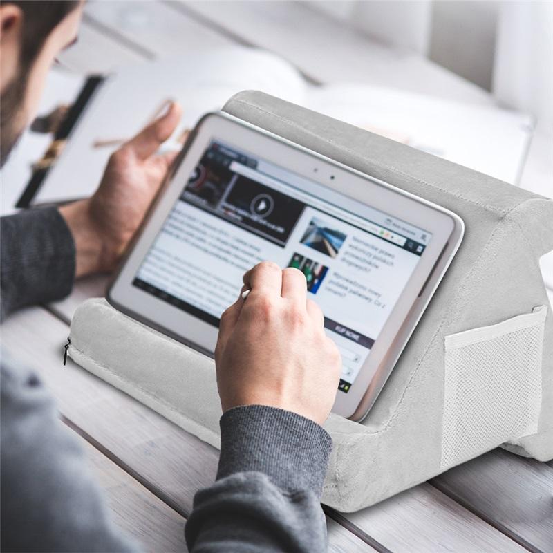 Multifunctional Tablet Support Sponge Pillow Stand For Reading Books, Tablet Desktop Support