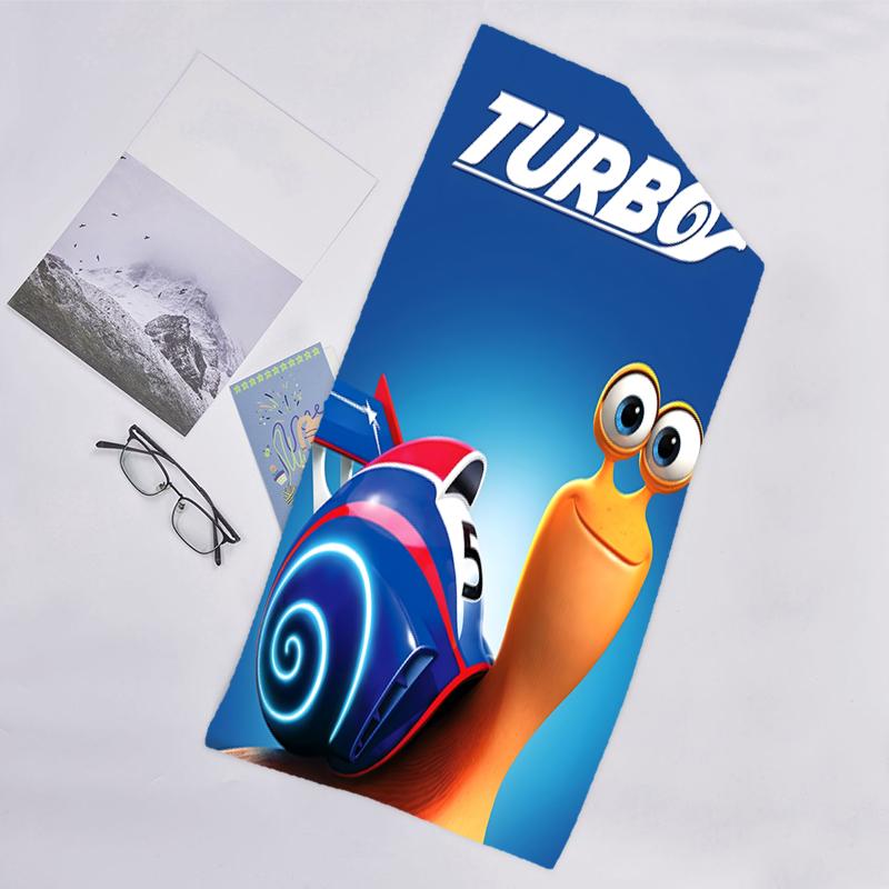 1pc TURBO1 Beach Towel, Beach and Seaside Swimming Pool Equipment, Fashion Pattern, Rectangular, Travel Essentials