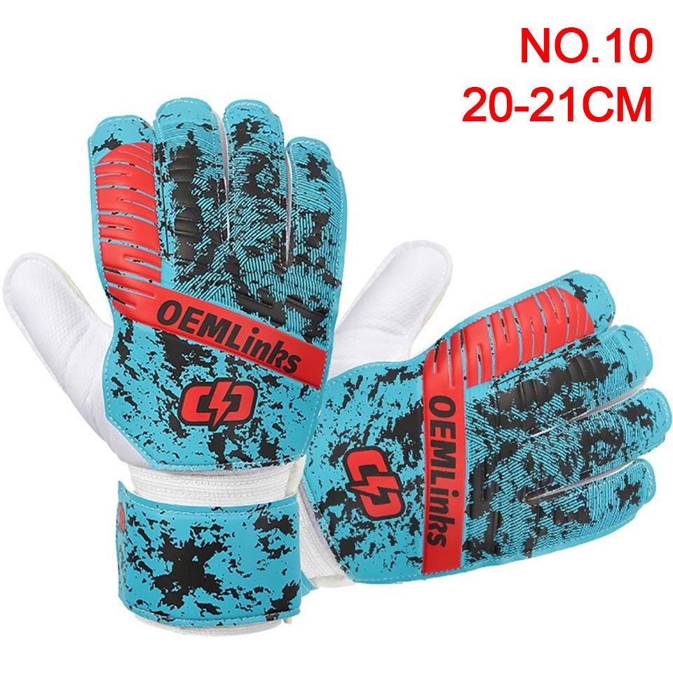 Loogdeel 1 пара взрослых детей футбольное снаряжение профессиональные мальчики спортивные тренировочные вратарские перчатки противоскользящая защита пальцев