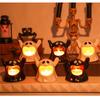 Halloween Lights LED Cute Candles Holder Decorative Tabletop Candle Holder Halloween Party Decorations For Home