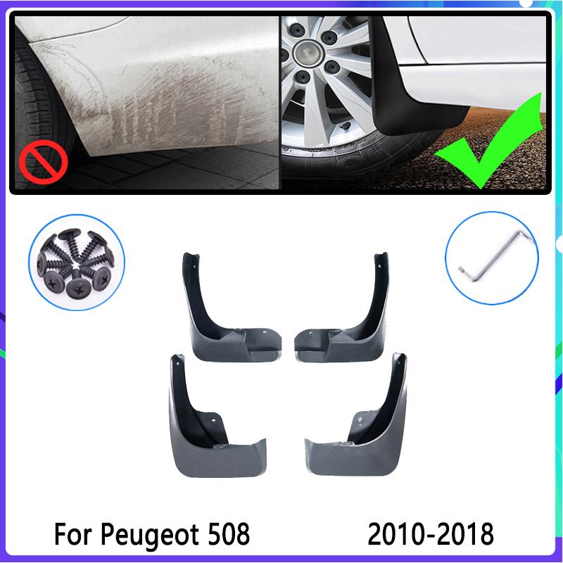 4 шт. автомобильные брызговики для Peugeot 508 2010 ~ 2018 2011 2012 2013 2014 2015 брызговики брызговики на крыло авто
