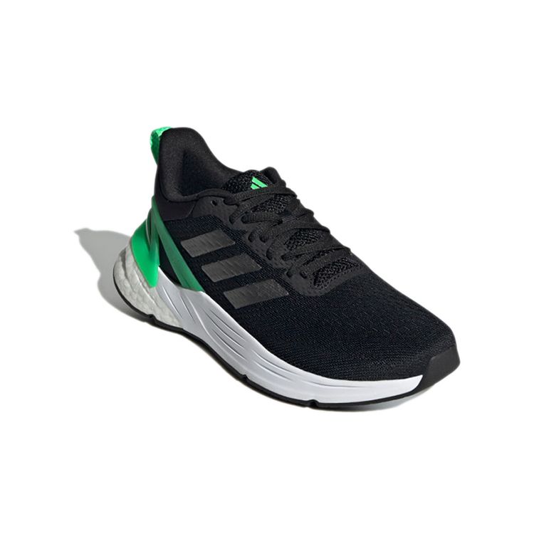 Adidas Response Super 2.0 J Durable Non-Slip Low-Top Running Shoes Kids Sneakers Black Green H01707
