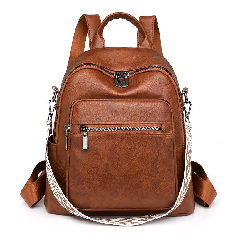 Многофункциональная сумка через плечо для женщин, рюкзак из ПУ, большой емкости, дорожный рюкзак