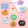 Cartoon Animal Embroidery Self-Adhesive Patches for Jackets, Shoes, Hats, and Schoolbags