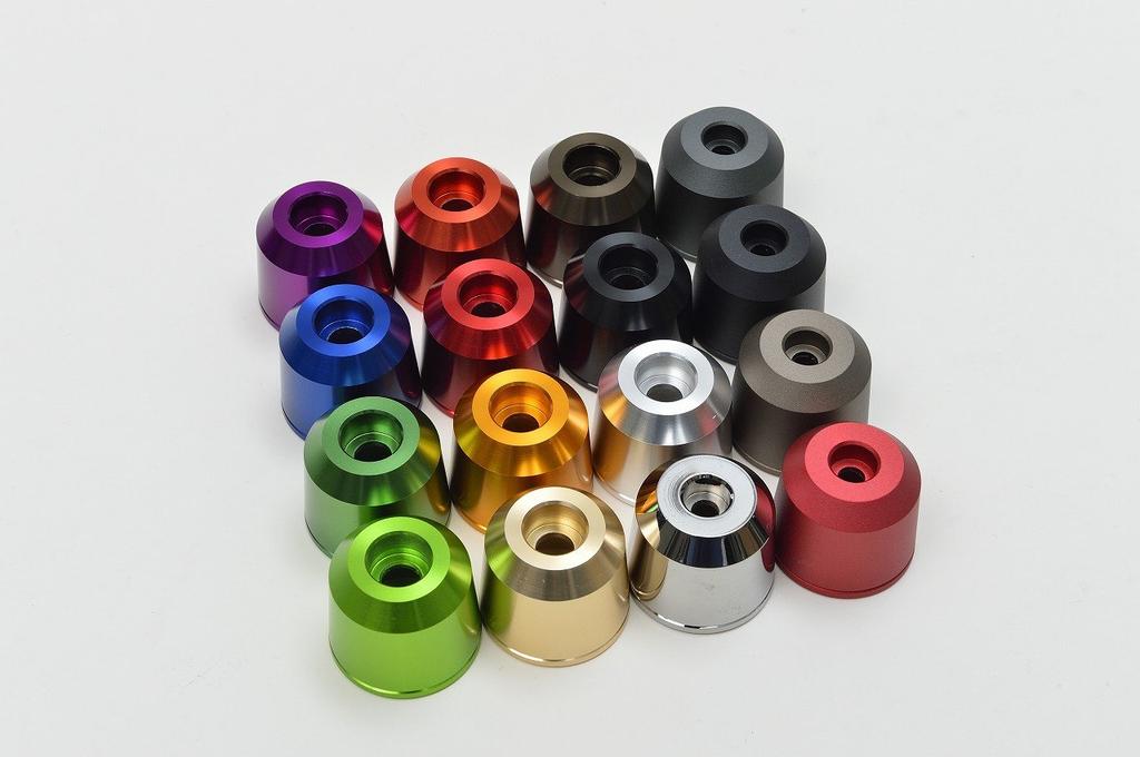 POSH Motorcycle Supplies M6 Type Gold 032679-04-10 Bar End Cap