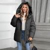 New Fashion Parkas Women's Plus Size  Short Casual Hooded Pocket Women Down Jacket Female Outwear 88595