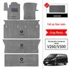 Утолщенные коврики в салон и коврик в багажник для Mercedes-Benz V300/V260L Business Car
