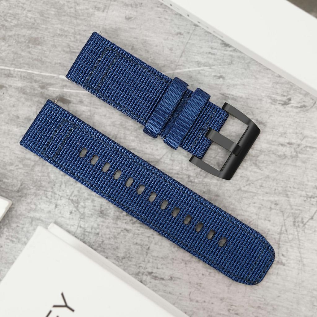 20mm Replacement Strap for Samsung Galaxy Watch7 44mm/40mm/FE 40mm/Watch6 40mm/44mm Nylon Braided Watch Band