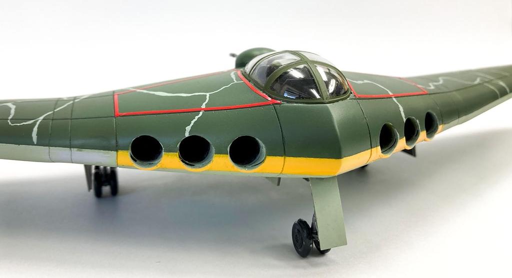 Ракетные модели Японский армейский бомбардировщик Z Midway Counterattack Управляемая бомба Пластиковая модель 47047 1/72 Противокорабельная