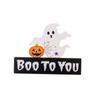 Festival Halloween Wooden Ornaments DIY Gifts Pumpkin Ghost Decor Desk Ornaments  Halloween