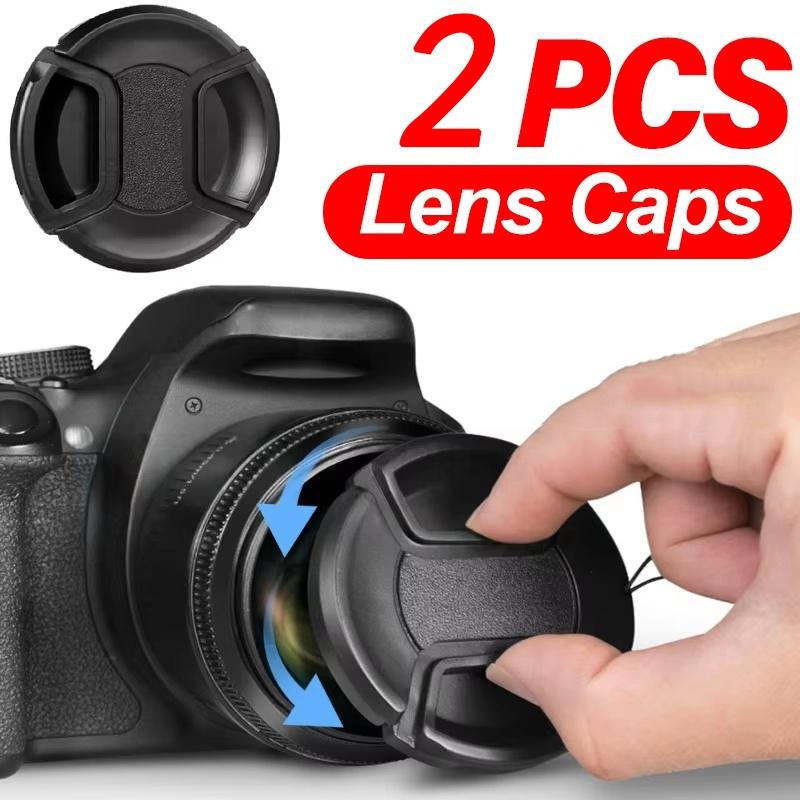 Universal Dslr Lens Protector Camera Lens Cap 37 49 52 55 58 62 82mm For Lumix Camera Lens Cover Protector Protective Lens Cover