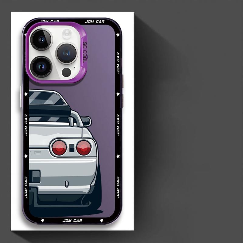Спортивный чехол для телефона JDM Dream Car для Apple iPhone 16 15 Pro Max 13 14 Plus 12 11 Pro plus Матовый