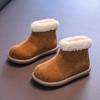 Children's Winter Boots for Girl Warm New Korean Style Kids Fashion Cotton Boots Round-toe Versatile Toddlers Causal Ankle Boots