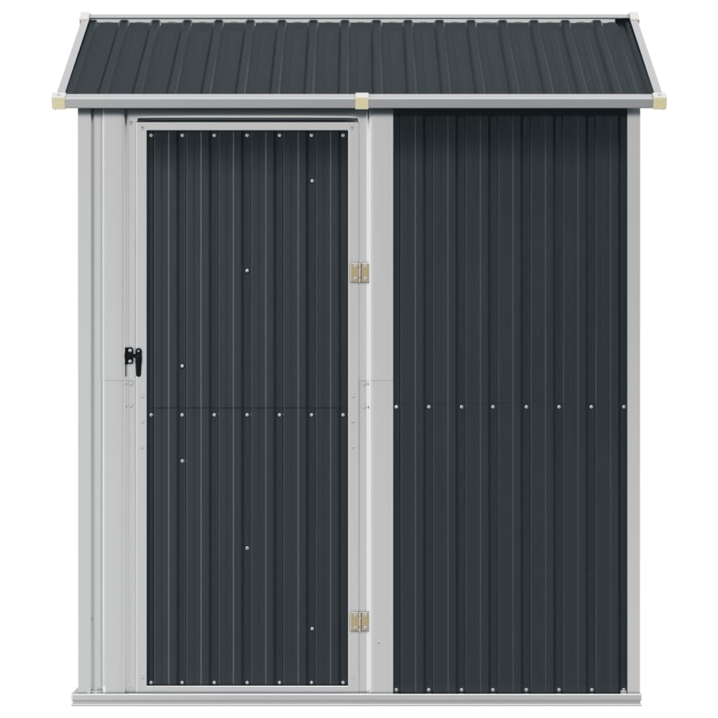 Vidaxl Szopa Ogrodowa, Antracytowa, 192X152,5X237Cm Stal Galwanizowana