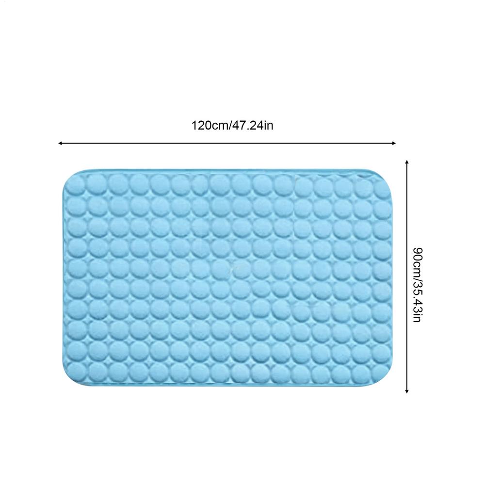 Multiple Sizes Dog Cooling Mat Breathable Sleeping Rug Extra Large Foldable Washable Soft Cat Cooling Pad Portable S/M/L/XL/XXL