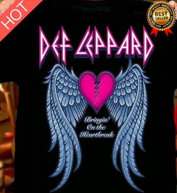 Новая черная футболка унисекс Def Leppard Band World Tour Размеры от S до 5XL