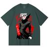 230 Gsm 100% Cotton Dandadan V35 Okarun Print Unisex Heavy Cotton T Shirt