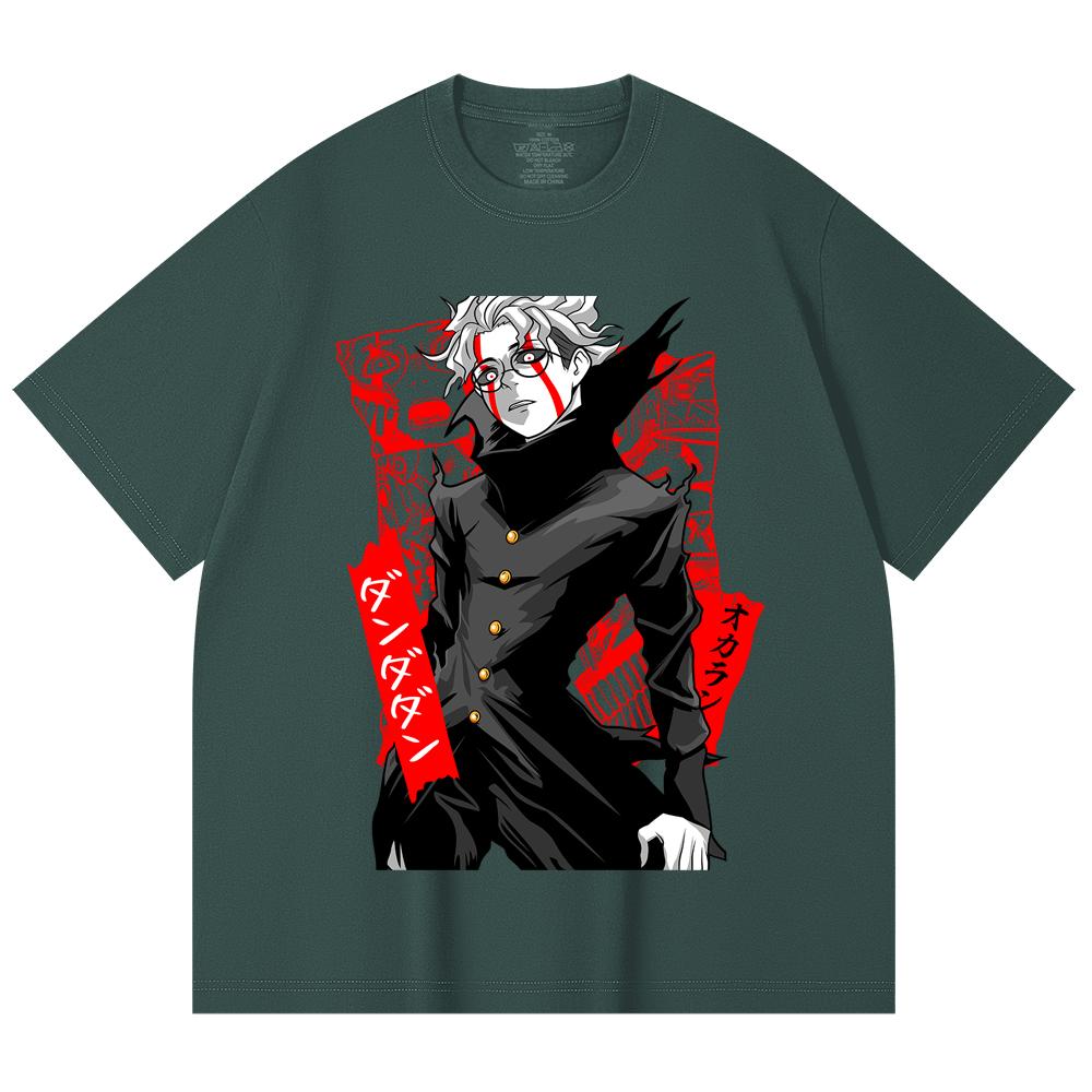 230 Gsm 100% Cotton Dandadan V35 Okarun Print Unisex Heavy Cotton T Shirt