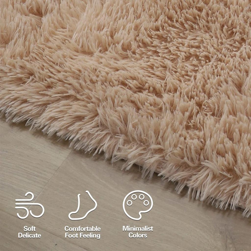 Ковер Шаг для гостиной из шелка и шерсти, домашний, для спальни, у кровати, коврик на весь пол, скандинавский, для дивана, противоскользящий коврик, простой, плюшевая подушка