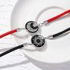 2Pcs/Set Valentine Day Bracelet Sun Moon Couple Braslet Unfading Adjustable Good Luck Red Thread Braclet for Lovers Joias 2025