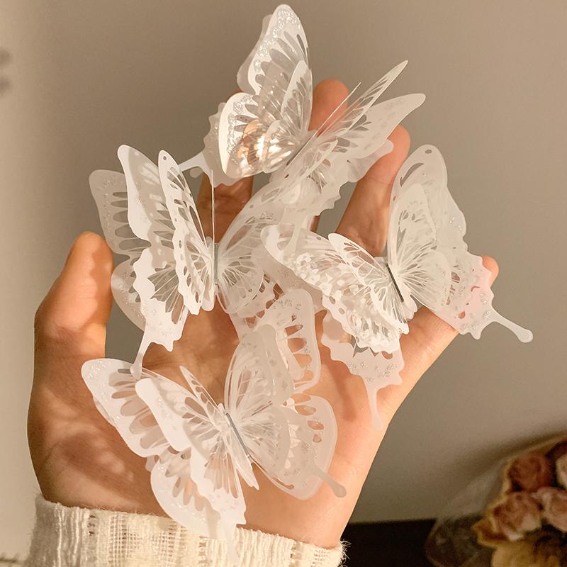 Butterfly Super Immortal Новая китайская бабочка Стереоскопическая Высококлассная Уникальный дизайн темперамент Заколка для волос