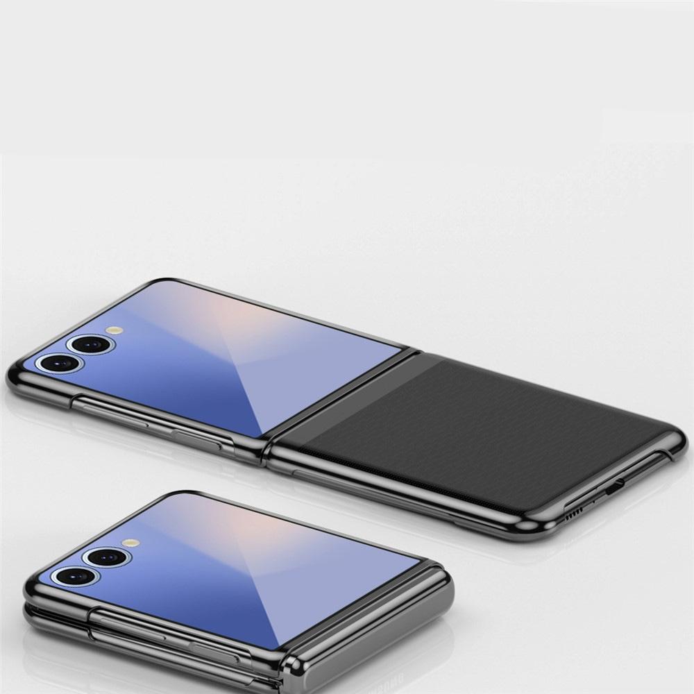 Transparent case for Samsung Galaxy Z Flip 8, Hard Case, Black Frame