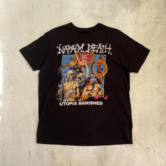 New Napalm Death Black Shirt Unisex Tour S to 5XL EL042 Unisex T-Shirt