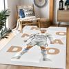 Ronaldo's Electric Celebration Floor Mat Suitable for Playrooms Hallway Balcony Outdoor Anti-slip Rug Decorate Offices Perfect Gift for Women/Men