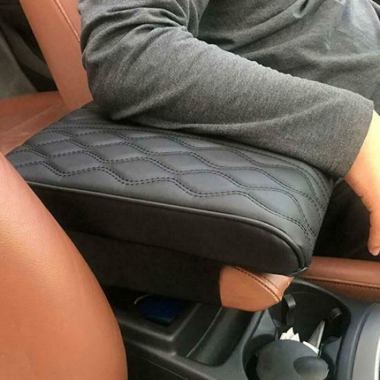 Car Armrest Pad Cover Auto Center Console Box Pu Leather Cushion Mat Universal