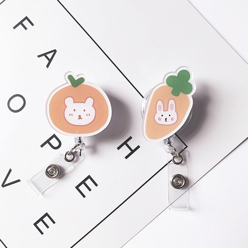 Avocado Reel Clip Nurse Doctor Badge Holder Retractable Badge Reel Name Card Holder ID Card Clips