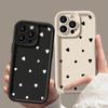 Чехол для телефона с рисунком маленьких сердец любви для iPhone 16 Pro Max 15 14 Plus 13 Pro 12 11 X XS XR 8 7, милый противоударный чехол для защиты линз из мягкого ТПУ