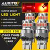 4X AUXITO 7443 7440 Мигающие Красные Светодиодные Лампы Стоп-сигнала Заднего Хода 7440 EA