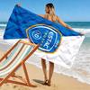 Troyes AC Print Beach Towel, Large Soft Quick Dry Towel for Beach Camping Swimming