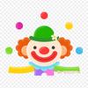 Clown Upside Down Clown Drawing Iron On Heat Transfer Printing Vinyl Patches Sticker for Clothes DIY Appliques Washable Patches