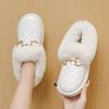 Fashion 2024 New Women's Snow Boots Plush and Thickened Low Barrel Cotton Shoes Women's Winter Korean Warm Short Boots Slip On Loafers