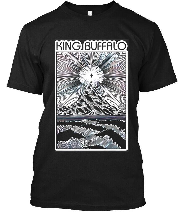 New! Popular King Buffalo American Music Retro Art Graphic Logo T-Shirt S-5XL
