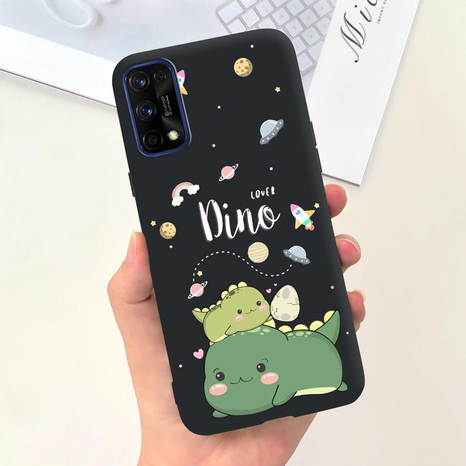 For Realme 7 5G Case RMX2111 Cover New Fashion Flower Girls Painted Funda Soft TPU Cases For Realme 7 Pro Realme7 RMX2155 Bumper
