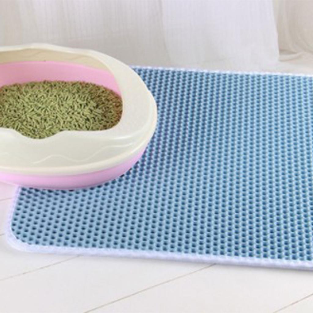 Cat Litter Mat Waterproof Less Waste Litter Easy To Clean Scatter Control Cat Litter Pad Pet Litter Box Carpet Mat