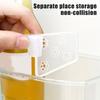 Yousheng 20Pcs Refrigerator Door Shelf Dividers Smooth Edge Burr Free Clip Design Fridge Multipurpose Organizer Adjustable Separators