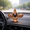 Gold Art India Идол Господа Венкатешвары Баладжи | Антикварное матовое покрытие с медным напылением Маленький Тирупати Баладжи