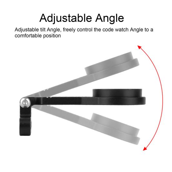 Adjustable Bike Computer Mount Front Cycling Computer Extension Bracket Road Bikes Integrated Handlebar Computer Holder for Garmin Cateye Bryton