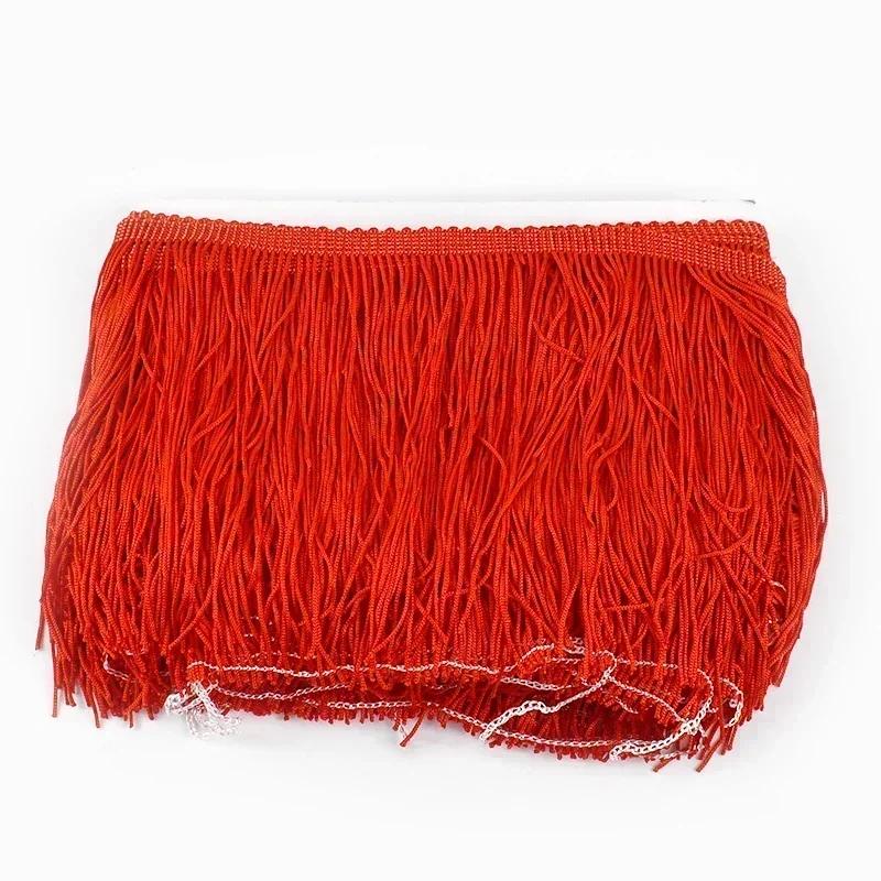 5М Meetee Полиэстеровая бахрома с кисточками 10-30см Кружевная отделка Лента для платья Занавеска Декоративные ленты Бахрома Ткань Швейная фурнитура