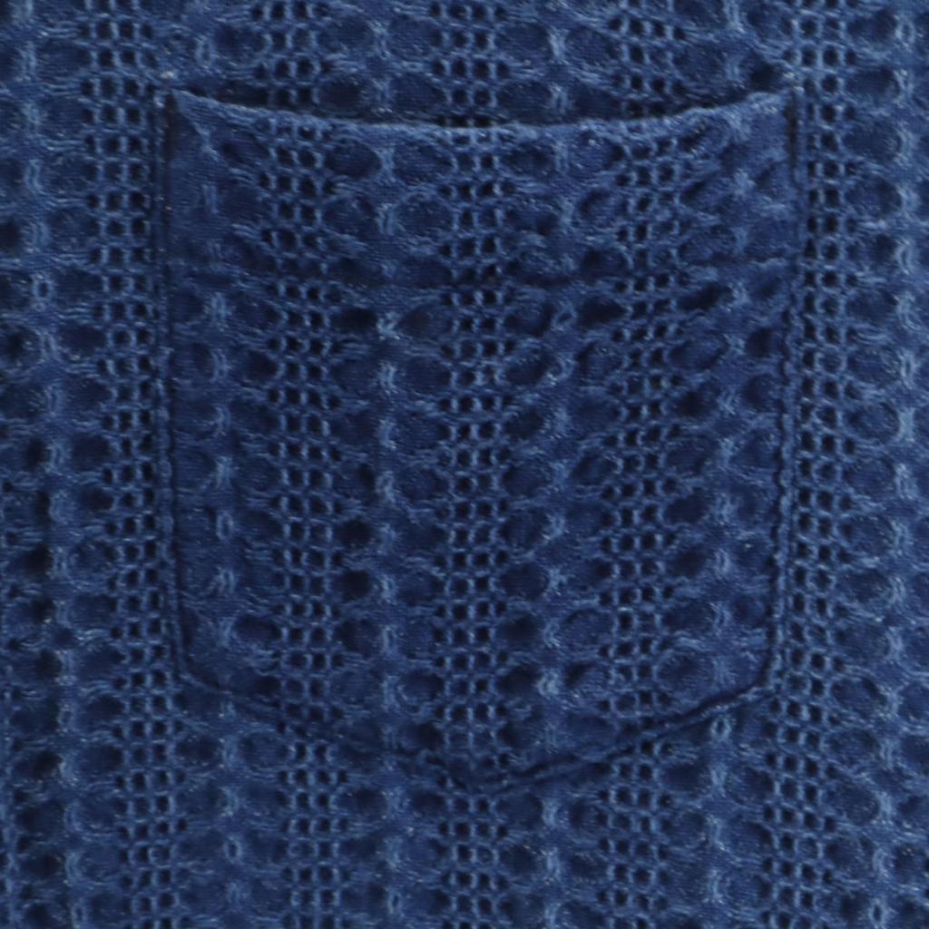 chiang mai DELUXE Long sleeve Indigo processing shirt 2 Indigo Men's Used