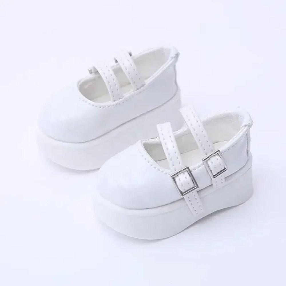 Heightened Thick Sole Bjd Leather Shoes Mini Shoes 45CM Doll Shoes 1/4 Dolls Shoes  Diy Toys
