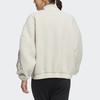 (WMNS) adidas Solid Color Zipper Stripe Casual Jacket Bauxite Brown Women's HM7456