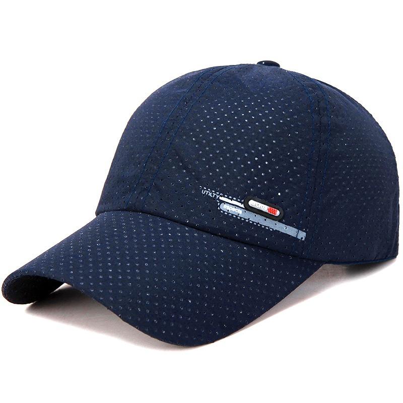 Breathable Perforated Quick-drying Cap Men's Fishing Sun Protection Baseball Cap Cycling Travel Sports Cap